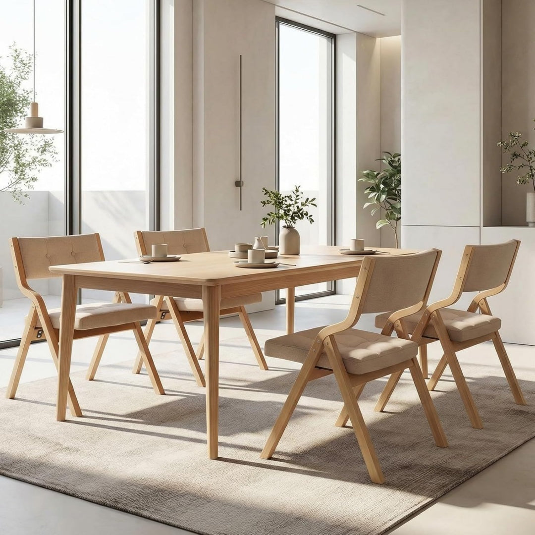 Sedia Clevich Sedie Pieghevoli da Interno, 47x55x77 cm, Sedie Pieghevoli Imbottit