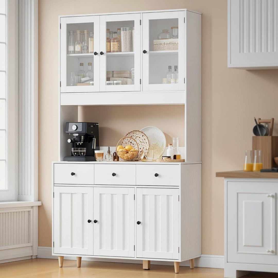 Credenze e buffet Blihsom Credenza Cucina Alta,Mobile Dispensa Cucina